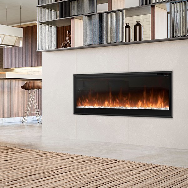 Dimplex Multi-Fire Slim 50" Smart Recessed / Wall Mount Linear Electric Fireplace - Model PLF5014-XS - ExceptionalFire
