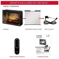 Dimplex Revillusion® 36" Built-In Electric Fireplace - Model RBF36P-FG - ExceptionalFire