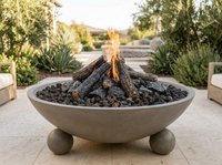 American Fyre Designs 40" Versailles Gas Fire Bowl — alternate view
