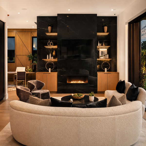 Empire Boulevard 36" Vent-Free Linear Gas Fireplace — lifestyle
