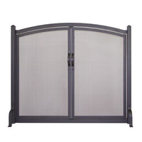 Early American Arched Fireplace Screen with Doors