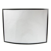 Oxfordshire Bowed Fireplace Screen - Black