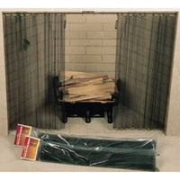 Mesh Hanging Fireplace Screen