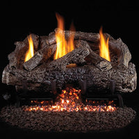 Peterson Real Fyre Charred Frontier Oak Ventless Gas Log Set