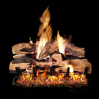 Peterson Real Fyre Split Oak Designer Plus ANSI Vented Gas Log Set
