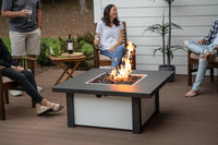 Fire Pit Tables Standard Traditional Square - ExceptionalFire