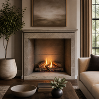FireRock 30" Vent-Free Masonry Gas Fireplace - Model VENTLESS 30 — lifestyle