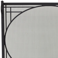 Free Standing Fireplace Screen Custom Made Traditional Ellipse - ExceptionalFire