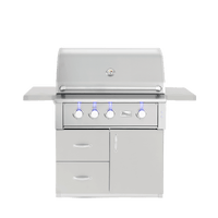 Alturi 36" Freestanding Grill — closed view
