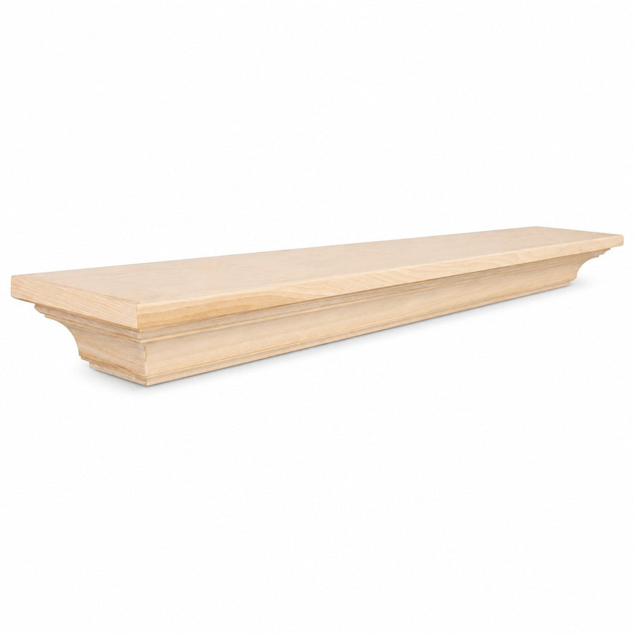 Kenton Wood Mantel in Unfinished
