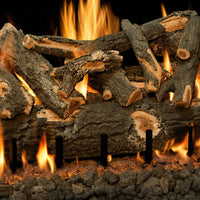 42" Arizona Weathered Oak See-Through Outdoor Gas Log Set | Grand Canyon