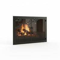 Oak Tree - Masonry & Prefab Fireplace Glass Doors | Custom