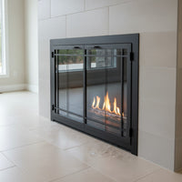Carolina Window Pane - Masonry & Prefab Fireplace Glass Doors | Custom