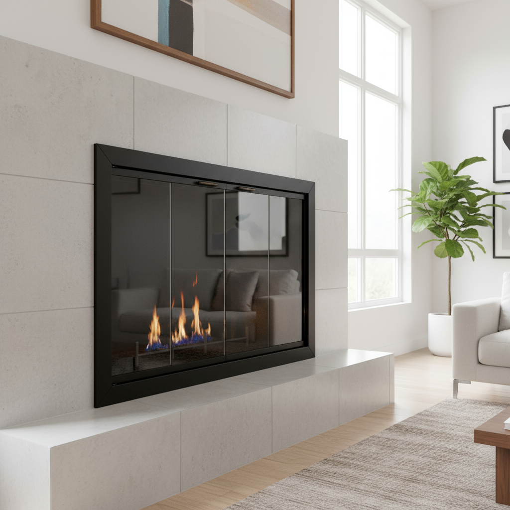 Brookfield - Masonry & Prefab Fireplace Glass Doors