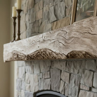 Rickhouse Non-Combustible Concrete Mantel Shelf Pale Honey Finish