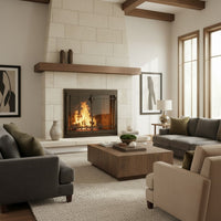 Craftsman - Masonry & Prefab Fireplace Glass Doors | Custom