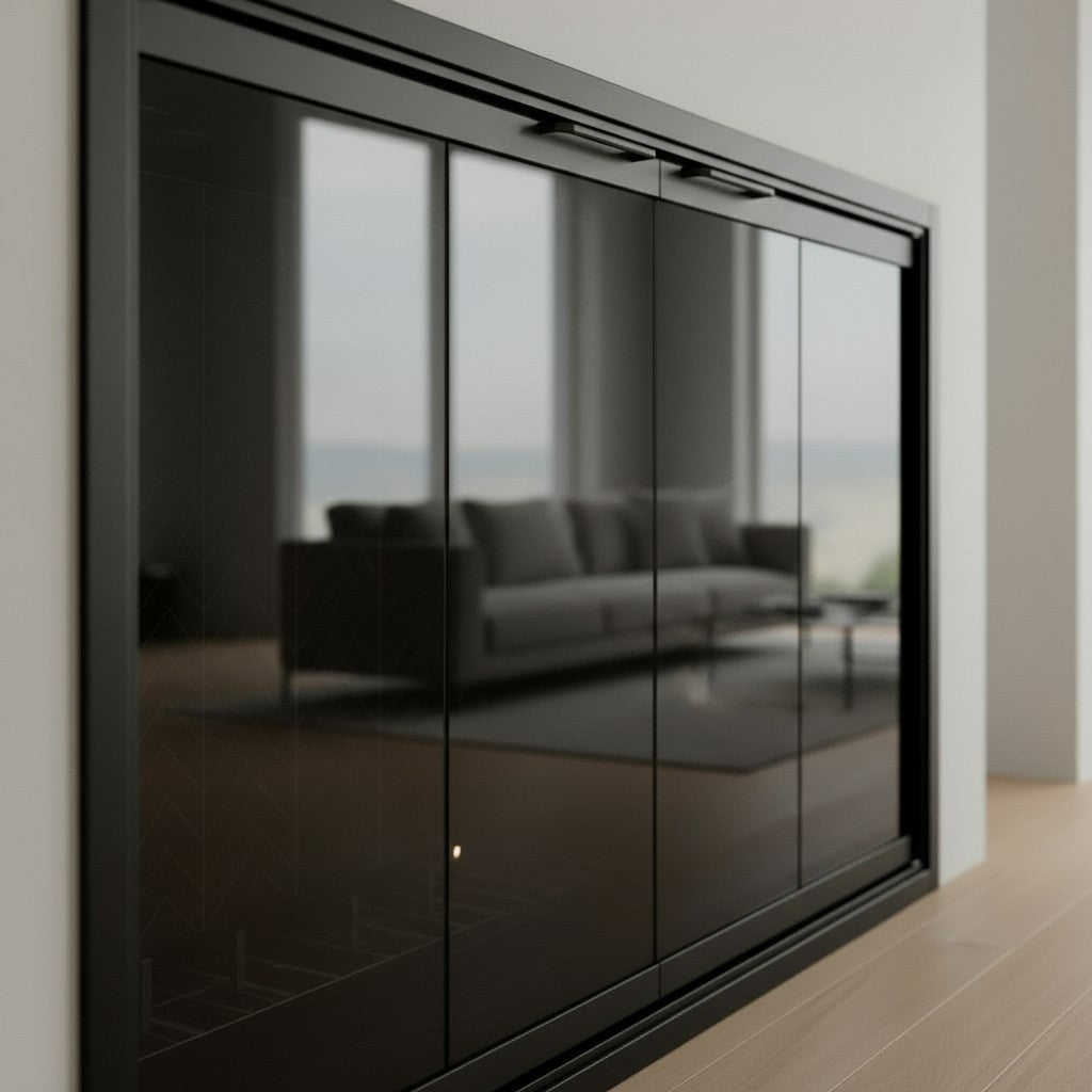 Cabot - Steel Masonry Fireplace Glass Doors