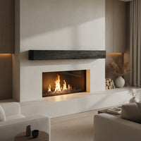 Grist Mill Non-Combustible Concrete Mantel Shelf Eclipse Finish