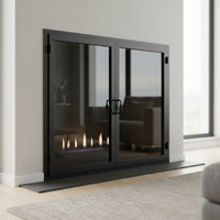Legend Custom Masonry & Prefab Fireplace Glass Doors