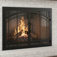 Madrid - Masonry & Prefab Fireplace Glass Doors | Custom