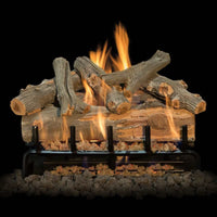 Grand Canyon Arizona Juniper see-through vented gas log set with hand-painted realistic logs
