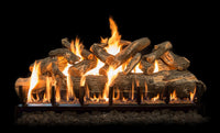 Grand Canyon Jumbo Slimline 48" Arizona Weathered Oak Vented Gas Log Set (15-Piece)