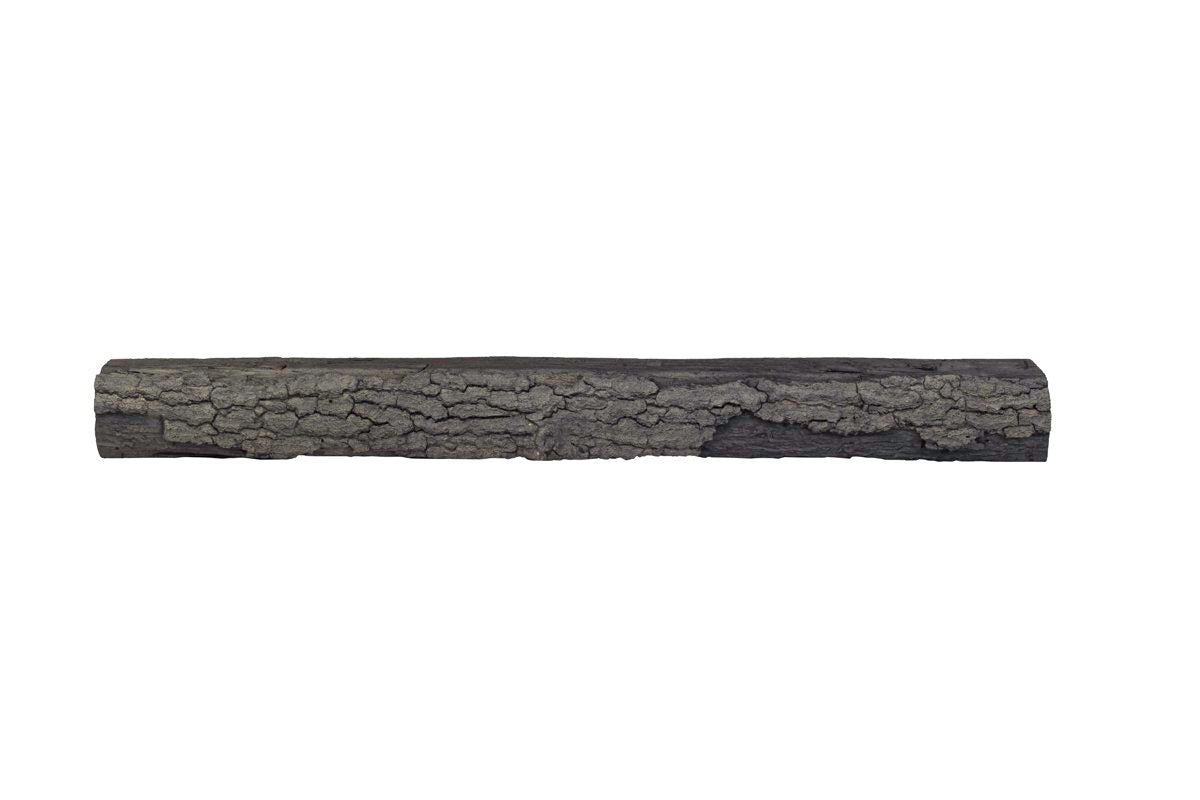 Half-Round Sleeper Non-Combustible Concrete Mantel Shelf Eclipse Finish - ExceptionalFire