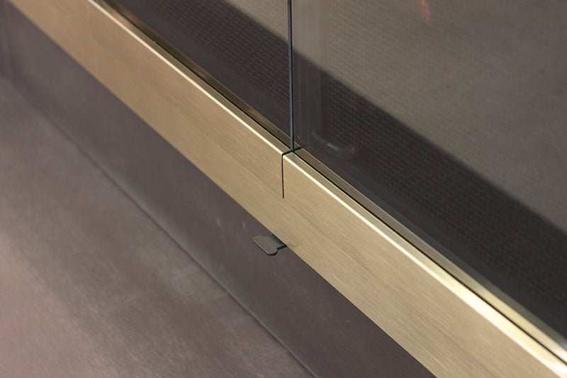 Heritage - Masonry Steel Fireplace Glass Doors - ExceptionalFire