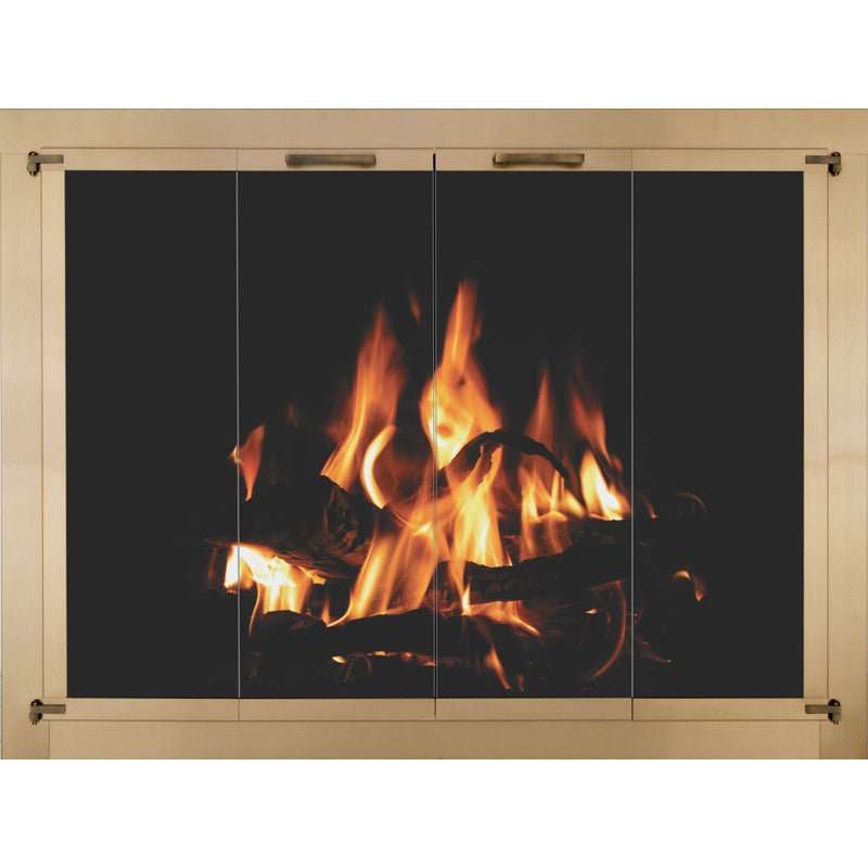 Heritage - Masonry Steel Fireplace Glass Doors - ExceptionalFire