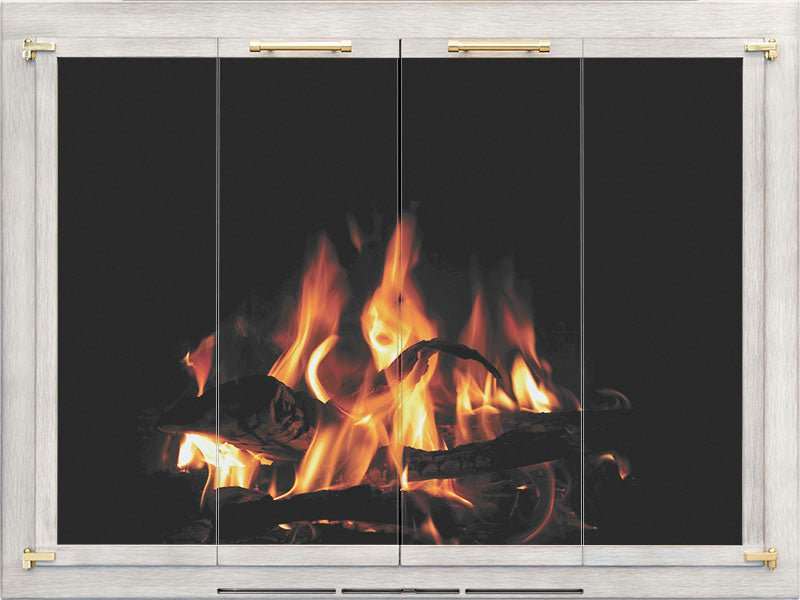 Heritage - Masonry Steel Fireplace Glass Doors - ExceptionalFire