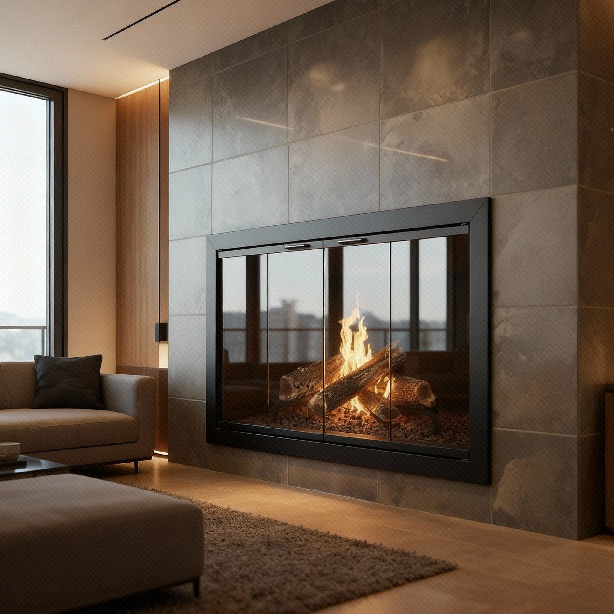 Brookfield - Masonry & Prefab Fireplace Glass Doors