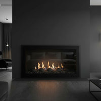 Original Moderne - Single Panel Masonry & Prefab Fireplace Glass Doors | Custom