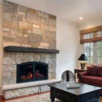 Smokehouse Non-Combustible Concrete Mantel Shelf Eclipse Finish