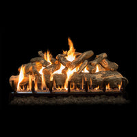 Grand Canyon 72" Arizona Weathered Oak Charred Jumbo Vented Gas Log Set