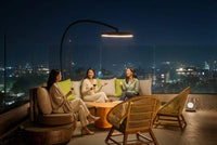 Bromic Eclipse Smart-Heat Portable 2900W Electric Patio Heater with Light & Dimmer - Matte Black