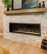 Montigo Delray 60" Direct Vent Linear Gas Fireplace - Model Delray 60
