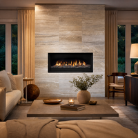 Montigo Phenom 52" Direct Vent Gas Fireplace - Model P52DF — lifestyle