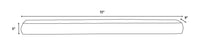 Natural Cut Stone Non-Combustible Mantel Shelf Arctic Blast finish - ExceptionalFire
