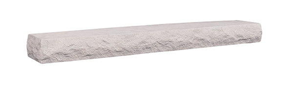 Natural Cut Stone Non-Combustible Mantel Shelf Arctic Blast finish - ExceptionalFire