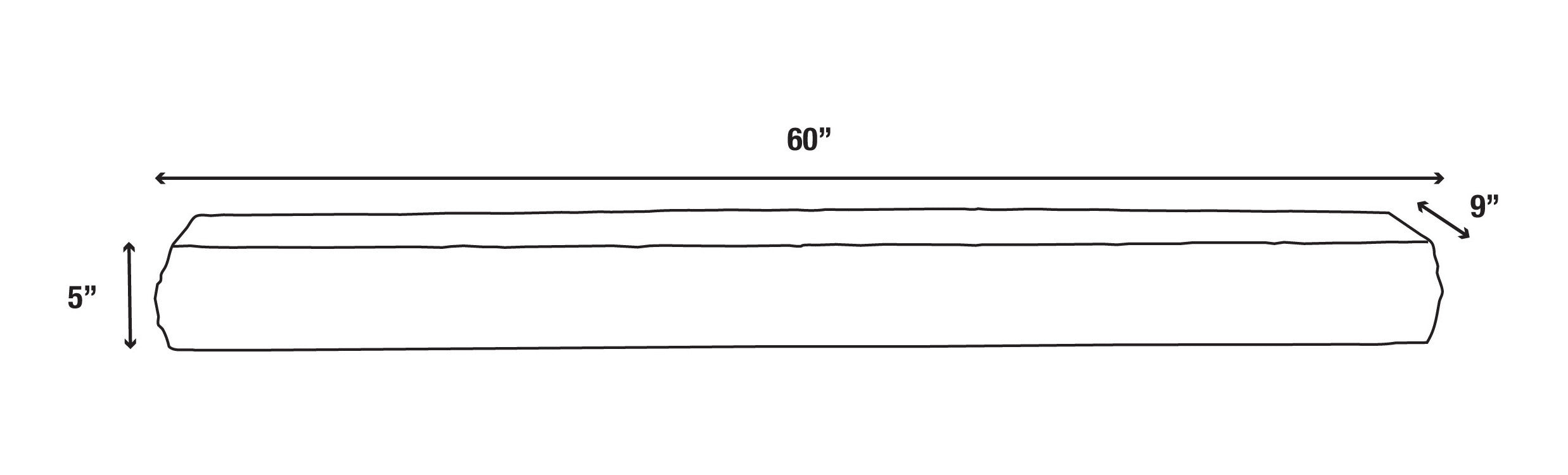 Natural Cut Stone Non-Combustible Mantel Shelf Arctic Blast finish - ExceptionalFire