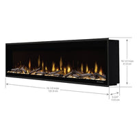 Ignite® Evolve Linear 74" Electric Fireplace - Model EVO74