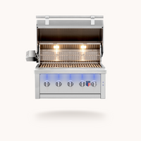 Ovation - 36" Hybrid Grill — open view