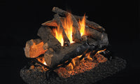 18" American Oak Designer See-Through Vented Gas Logs | Real Fyre