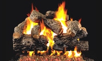 42" Charred Royal English Oak Vented Gas Log Set | Real Fyre