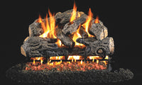 18" Charred Northern Oak Vented Gas Log Set | Real Fyre