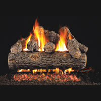 18" Golden Oak Outdoor Vented Gas Log Set | Real Fyre