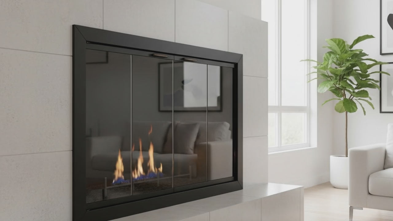 Brookfield - Masonry & Prefab Fireplace Glass Doors
