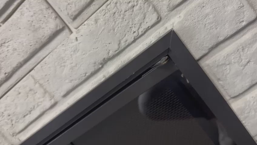 Stiletto Cutback Ultra Thin Fireplace Glass Doors | Modern & Elegant Design