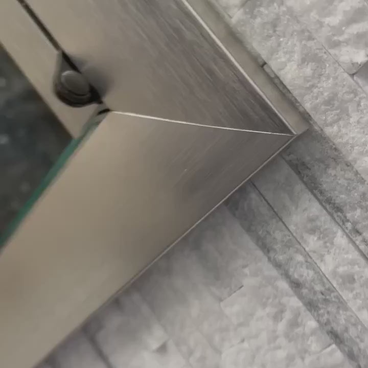 Brookfield Fireplace Doors Satin Nickel