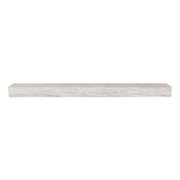 Smokehouse Non-Combustible Concrete Mantel Shelf Weathered Grey Finish
